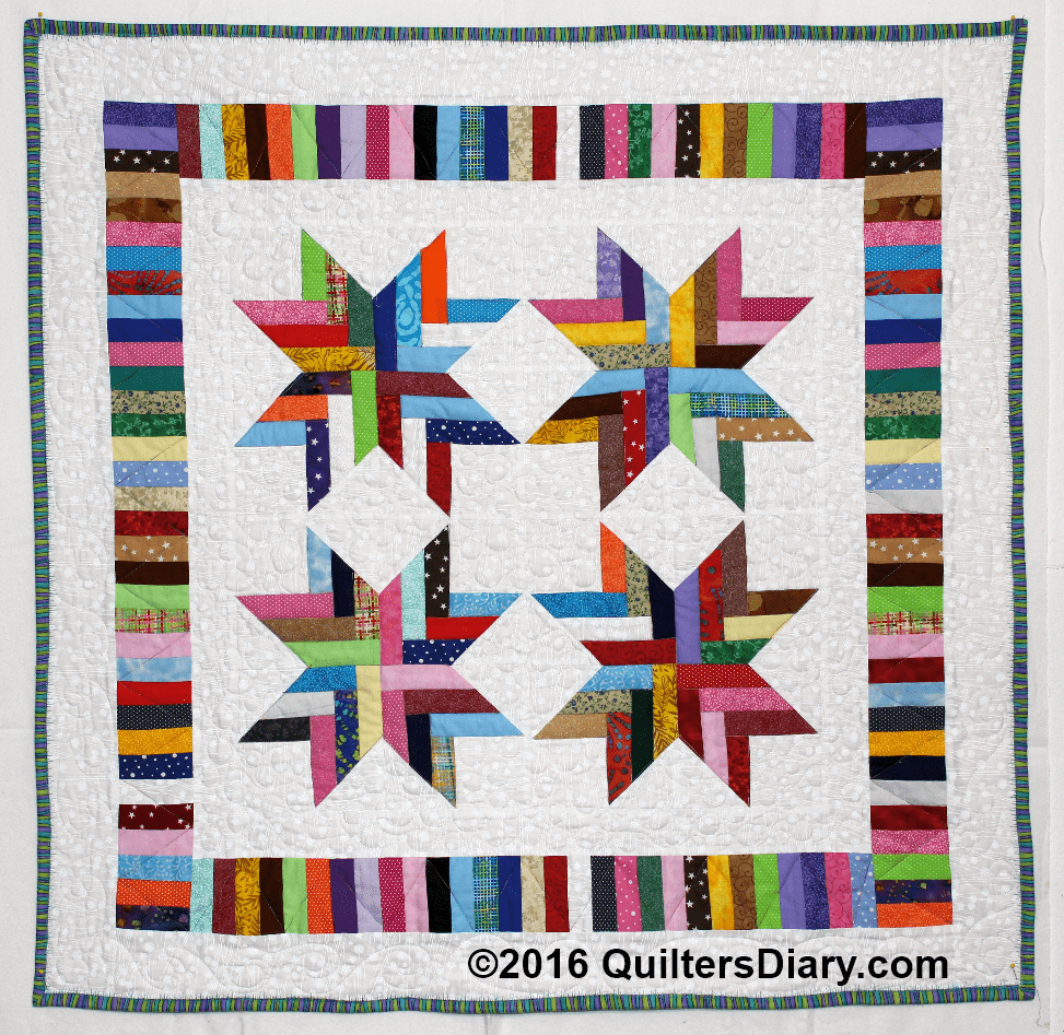 Scrappy Star Baby Quilt Scrappy Star Baby Quilt