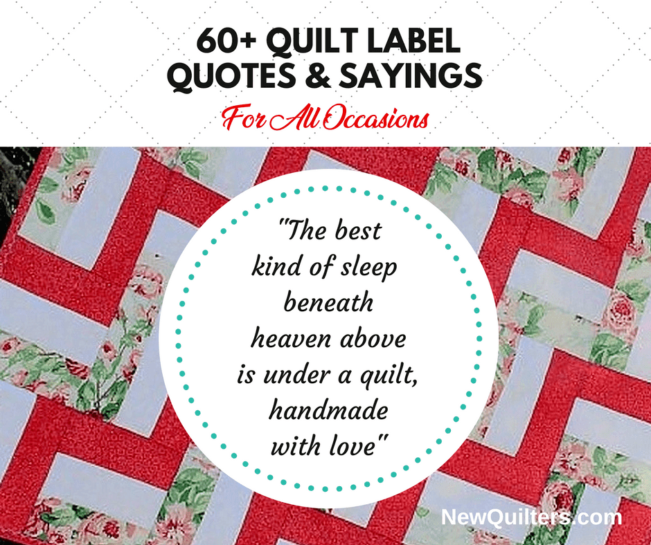 Word for All Occasions Quilt Signature Labels 