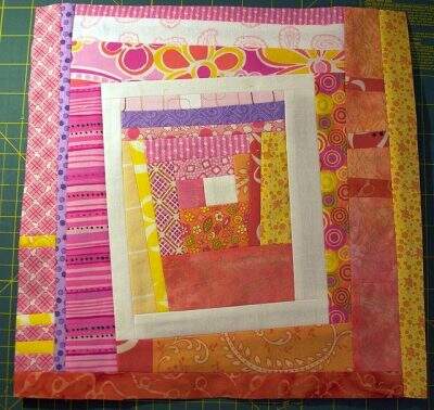 Classic Log Cabin Quilt Block - New Quilters