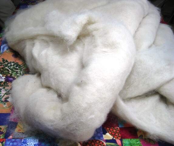 Queen Size Natural Wool Batting
