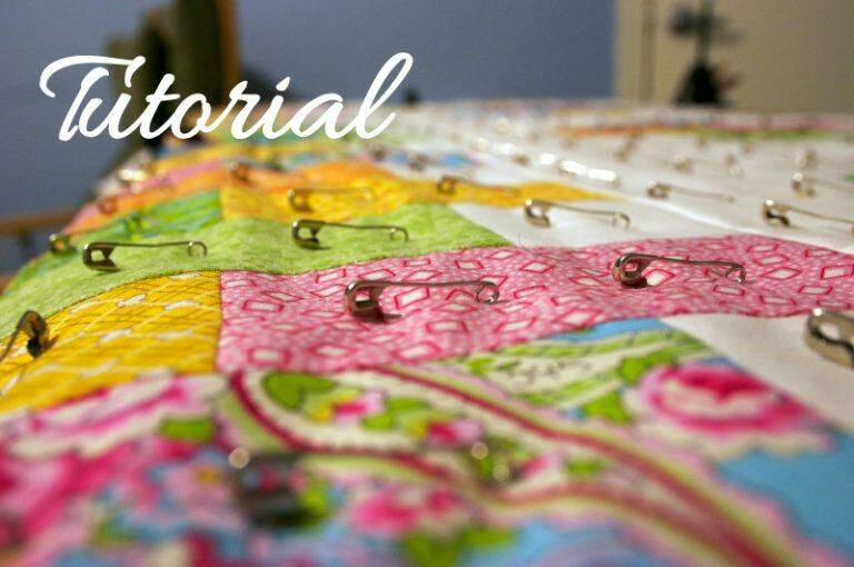 All About Pin Basting a Quilt