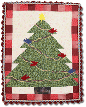 Birds in the Christmas Tree Quilt - New Quilters