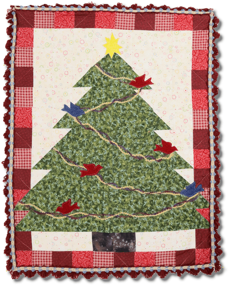 Birds in the Christmas Tree Quilt