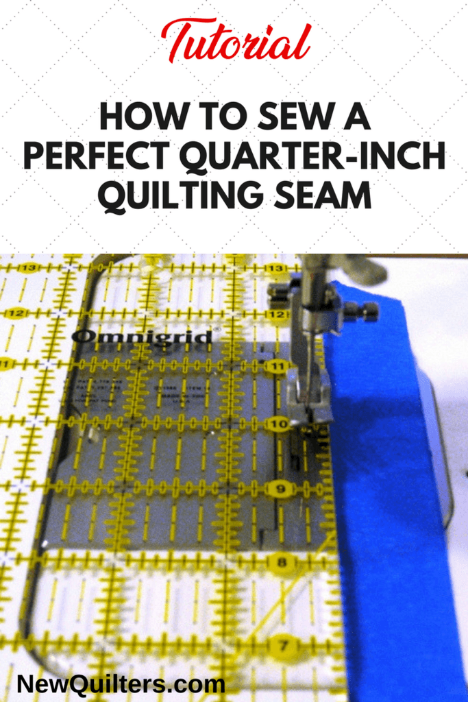 How to Sew a Perfect QuarterInch Seam for Quilting New Quilters
