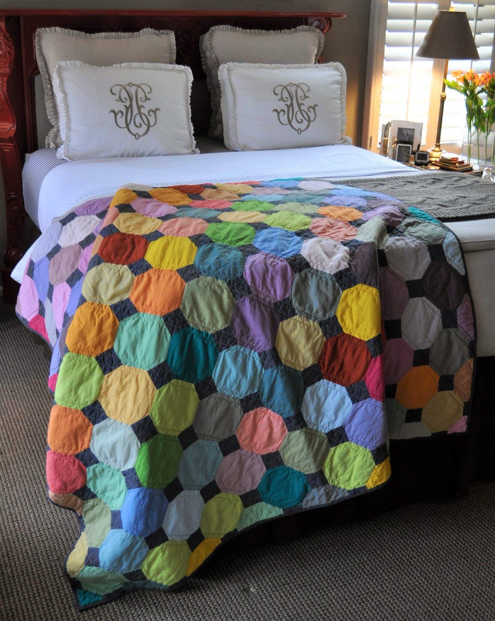 Sewing Snowball Quilt Blocks — Tutorial New Quilters