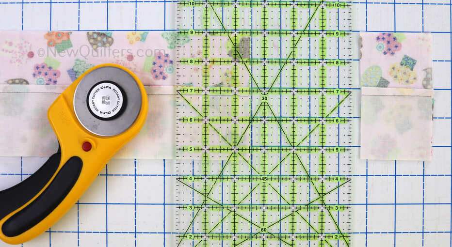 Four Patch Quilt Blocks Strip Piecing Tutorial New Quilters