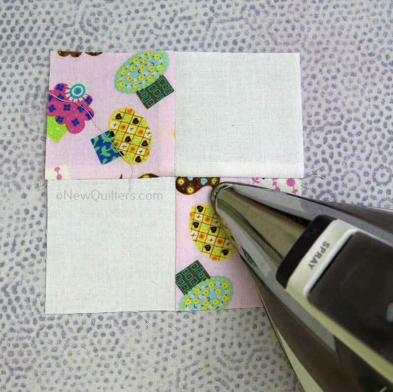 Four Patch Quilt Blocks Strip Piecing Tutorial New Quilters