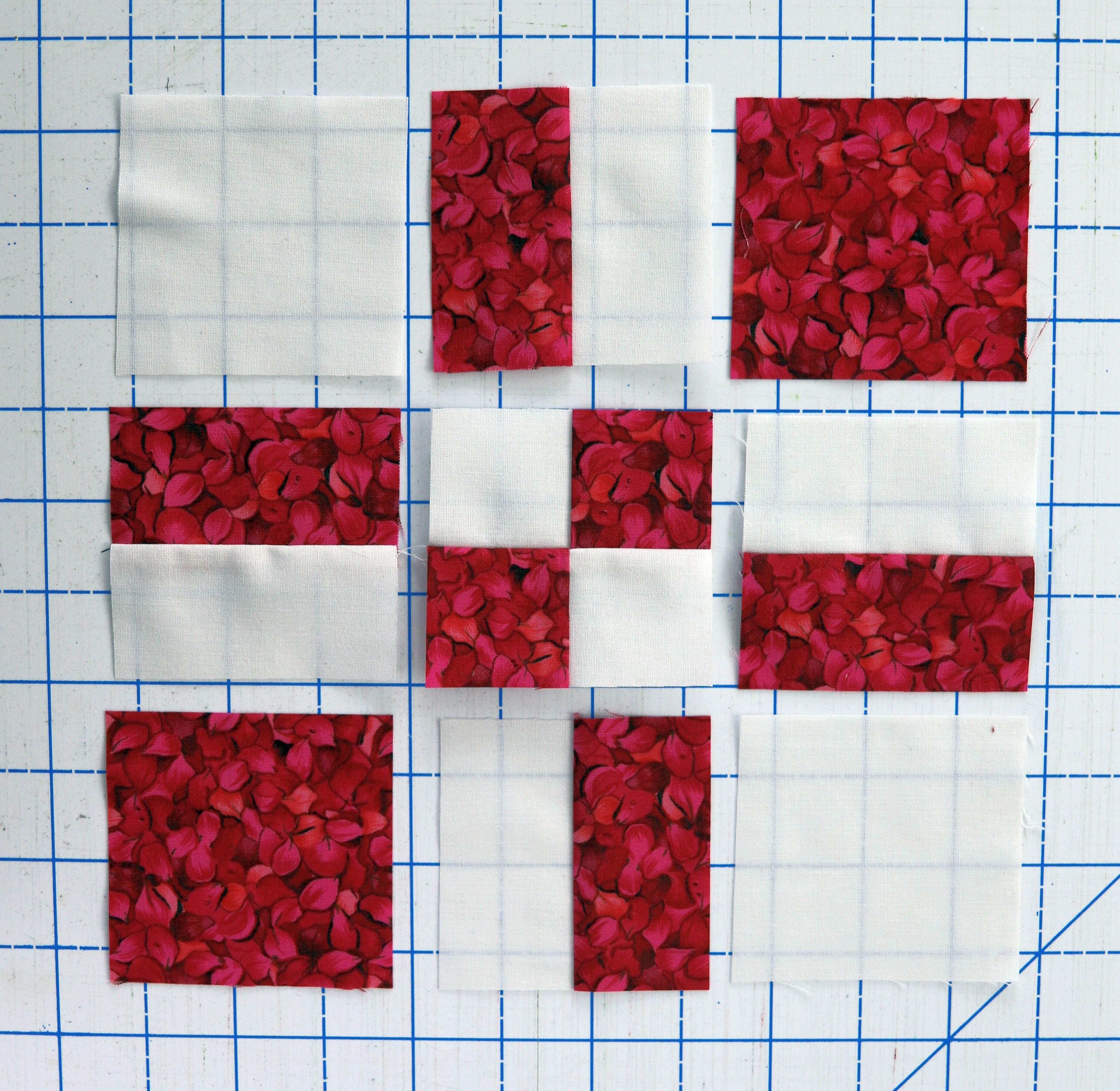 Disappearing FourPatch Quilt Block Tutorial New Quilters