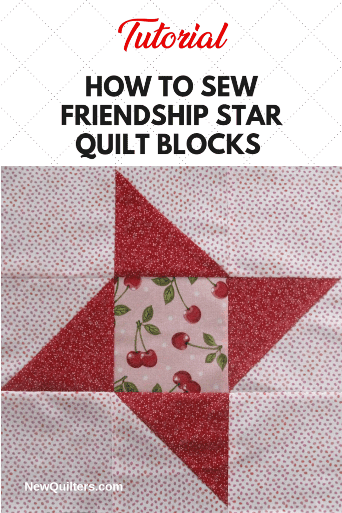 Easy Star Quilt Blocks in 12 Inch Size