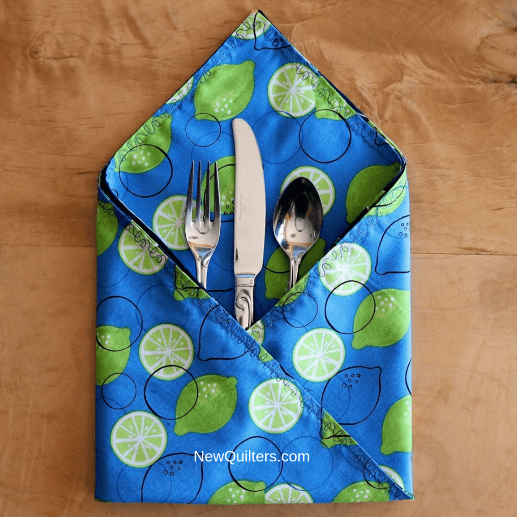 How to Sew Simple Fabric Napkins New Quilters