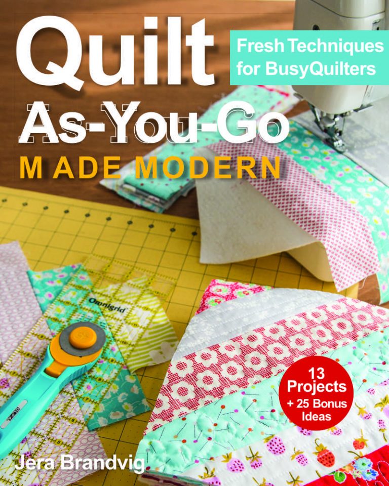 Log Cabin Quilt-as-you-go Block - New Quilters