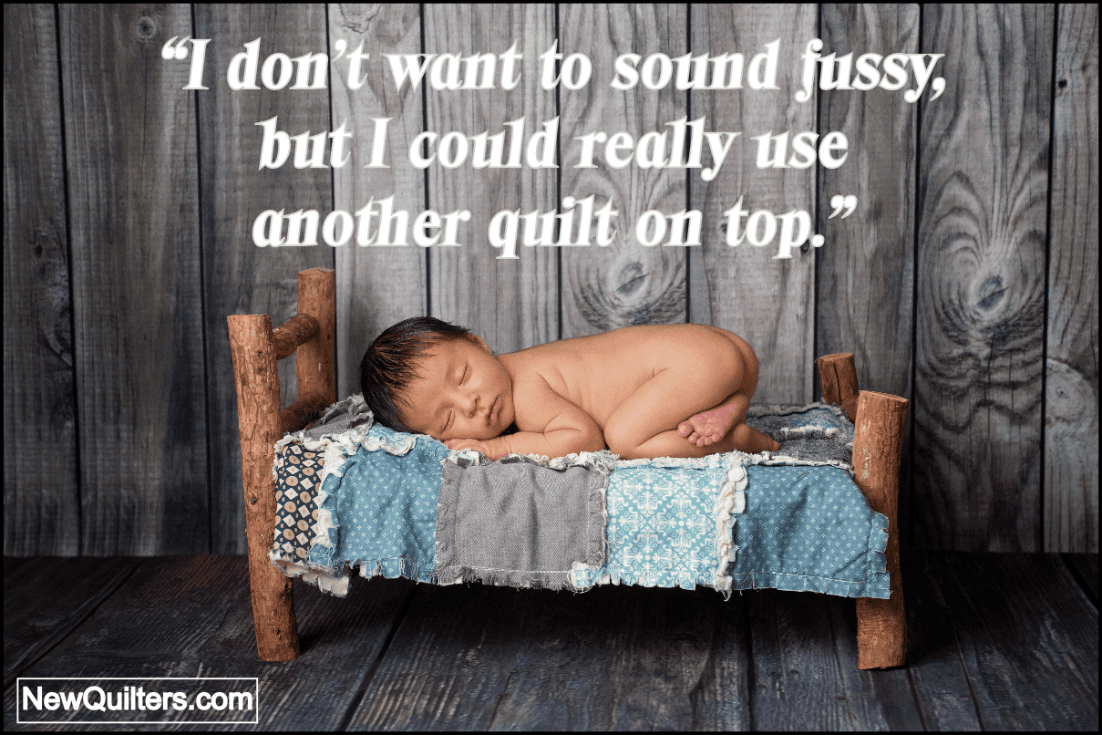 Funny quilting meme from NewQuilters.com