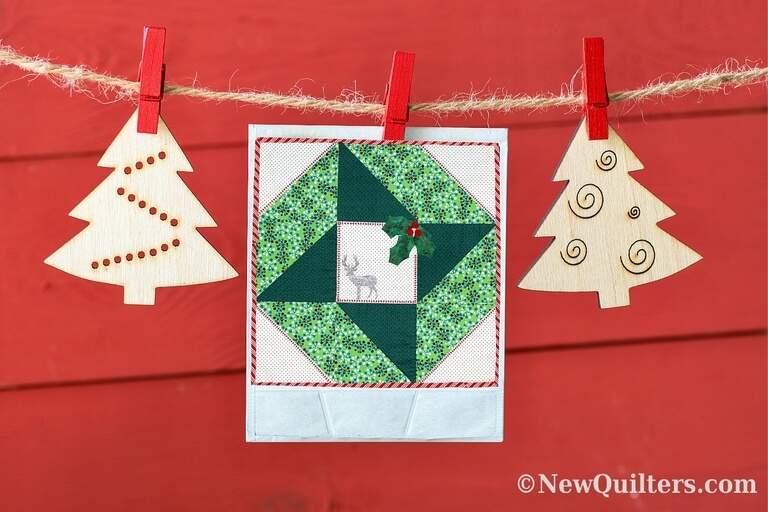 Christmas Wreath Quilts for Holiday Home Decor (Photo Gallery)