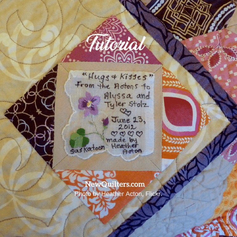 Quilt Label Ideas: How to Design and Create a Label