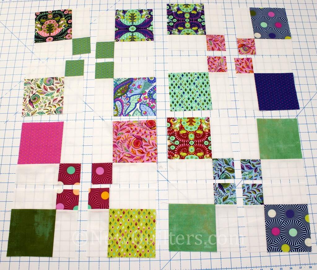 Disappearing 9 Patch Table Topper Tutorial - New Quilters