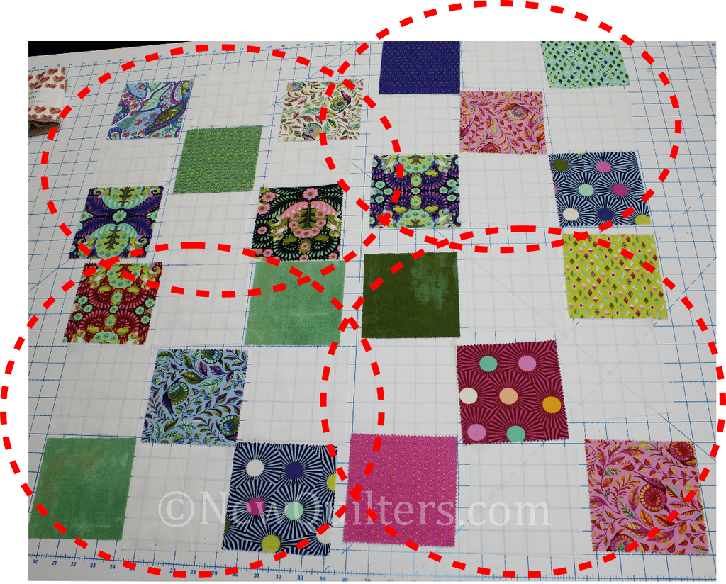 Disappearing 9 Patch Table Topper Tutorial - New Quilters