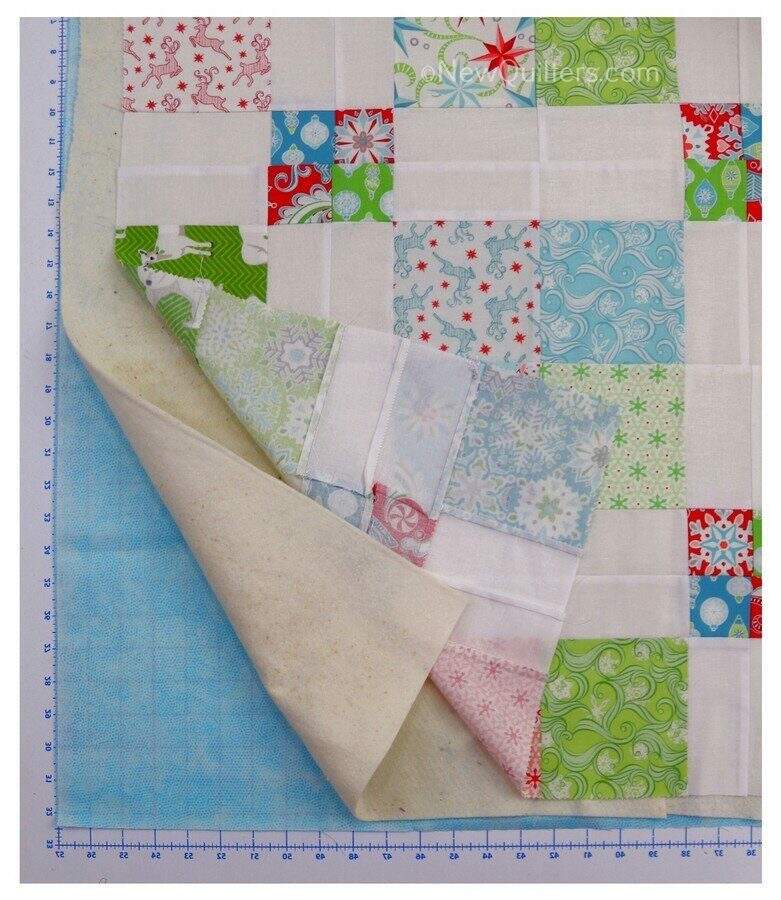 How To Self Bind A Quilt New Quilters