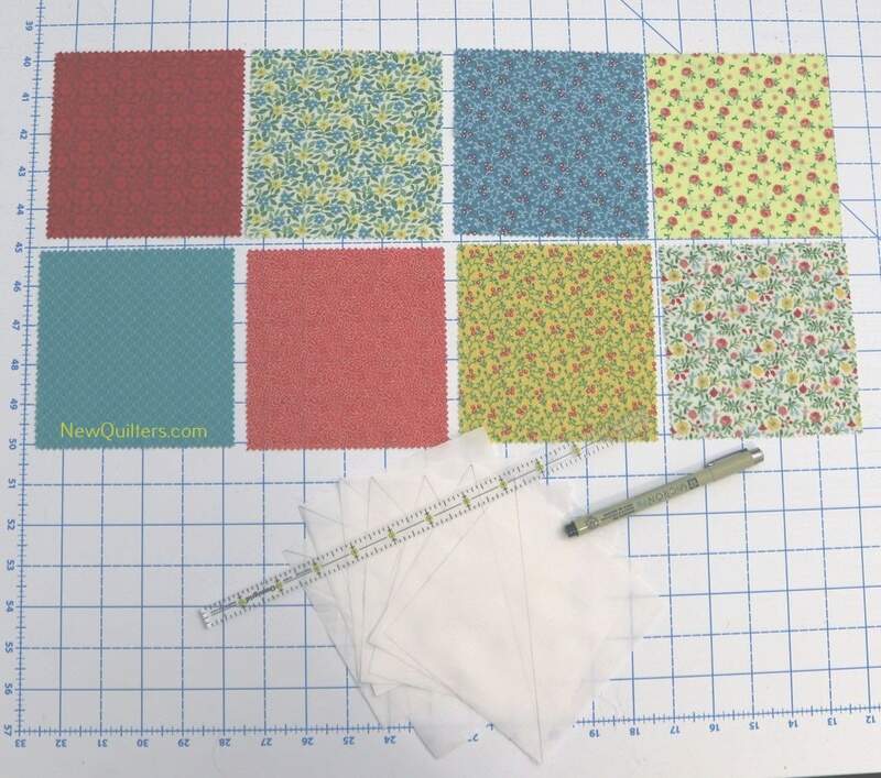 Diamond Charms Table Runner Quilt Tutorial - New Quilters