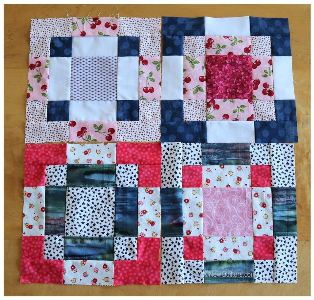 Double Disappearing Nine-Patch Blocks - Tutorial - New Quilters