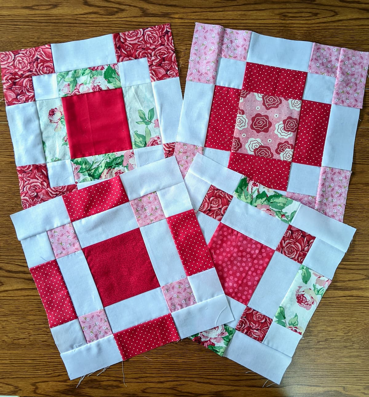 Double Disappearing Nine Patch Variation Quilt Block Sewn Up Double Disappearing Nine Patch Variation Quilt Block Sewn Up