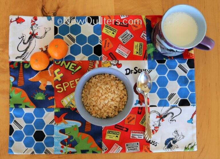 Charm Squares Place Mat: a Fun First Project for Children