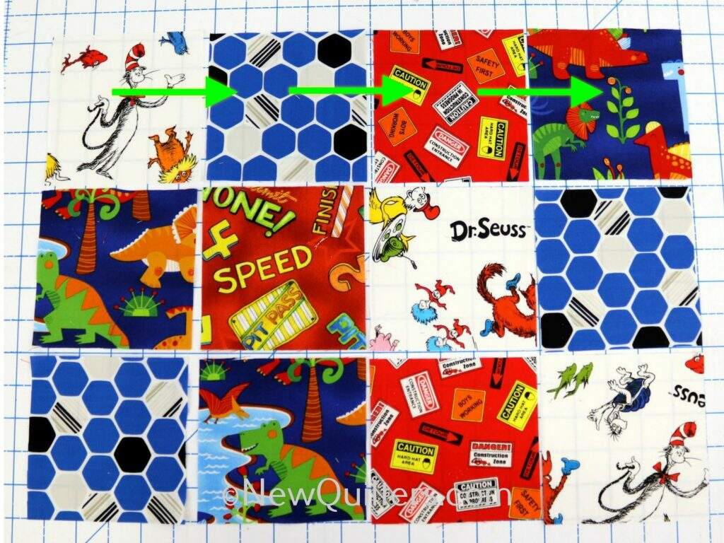 Charm Squares Place Mat: a Fun First Project for Children - New Quilters