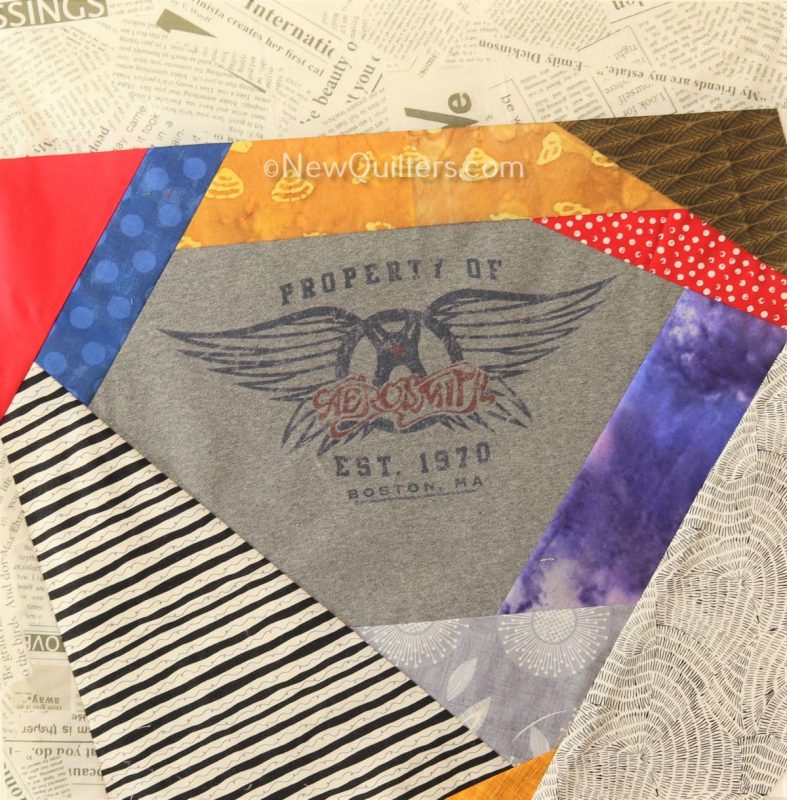 Crazy TShirt Rag Quilt New Quilters