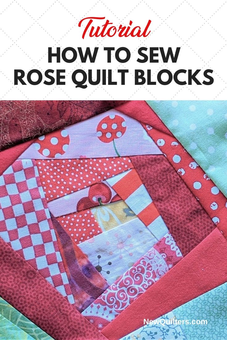 How to Sew Rose Quilt Blocks | Stitch & Flip Piecing Tutorial | New ...