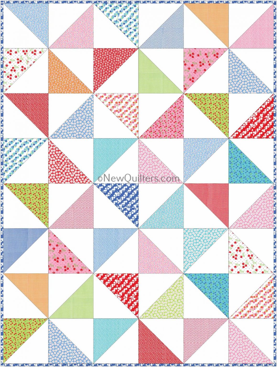 Pinwheel Layer Cake Lap Quilt - New Quilters