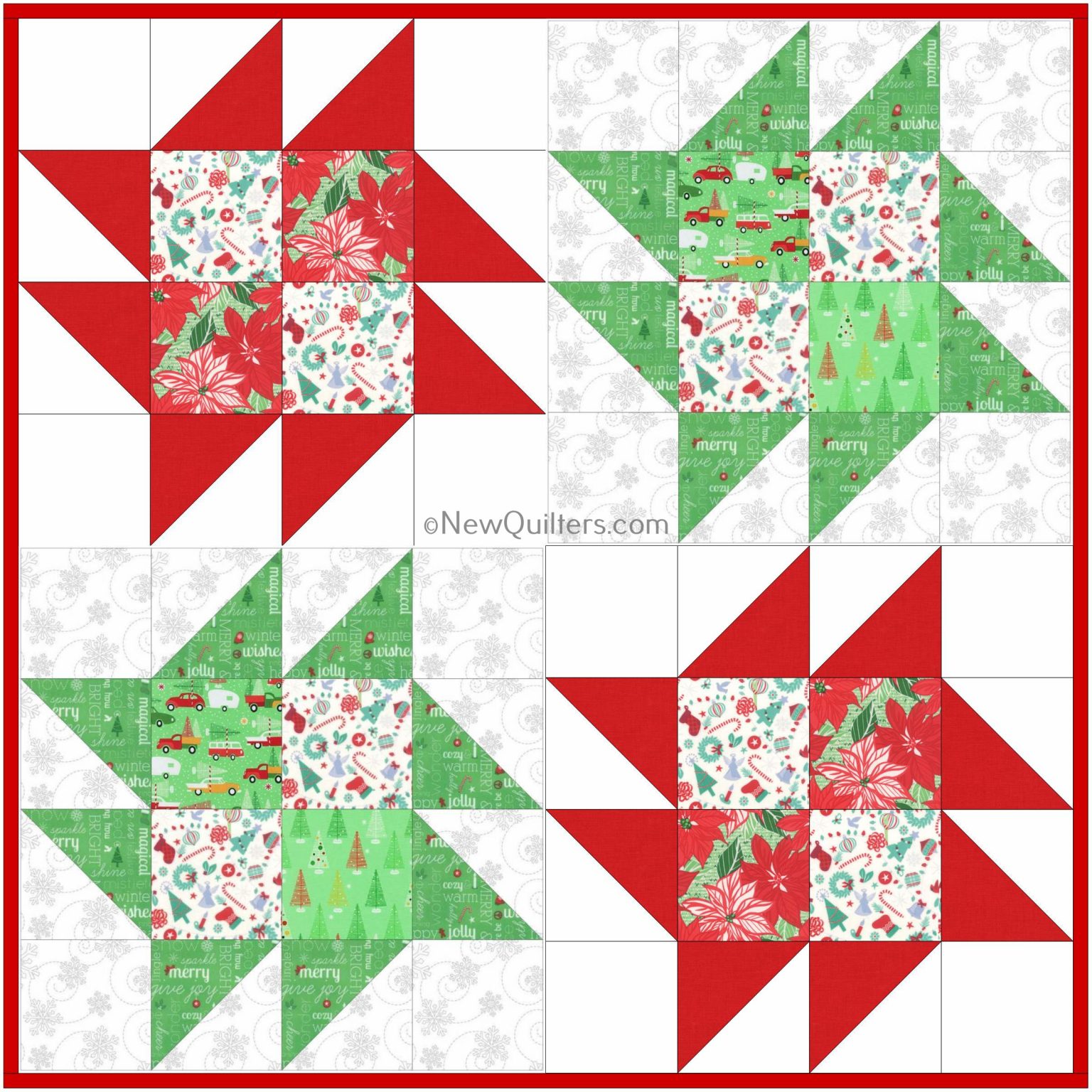 Spinning Star Quilt Block Tutorial New Quilters