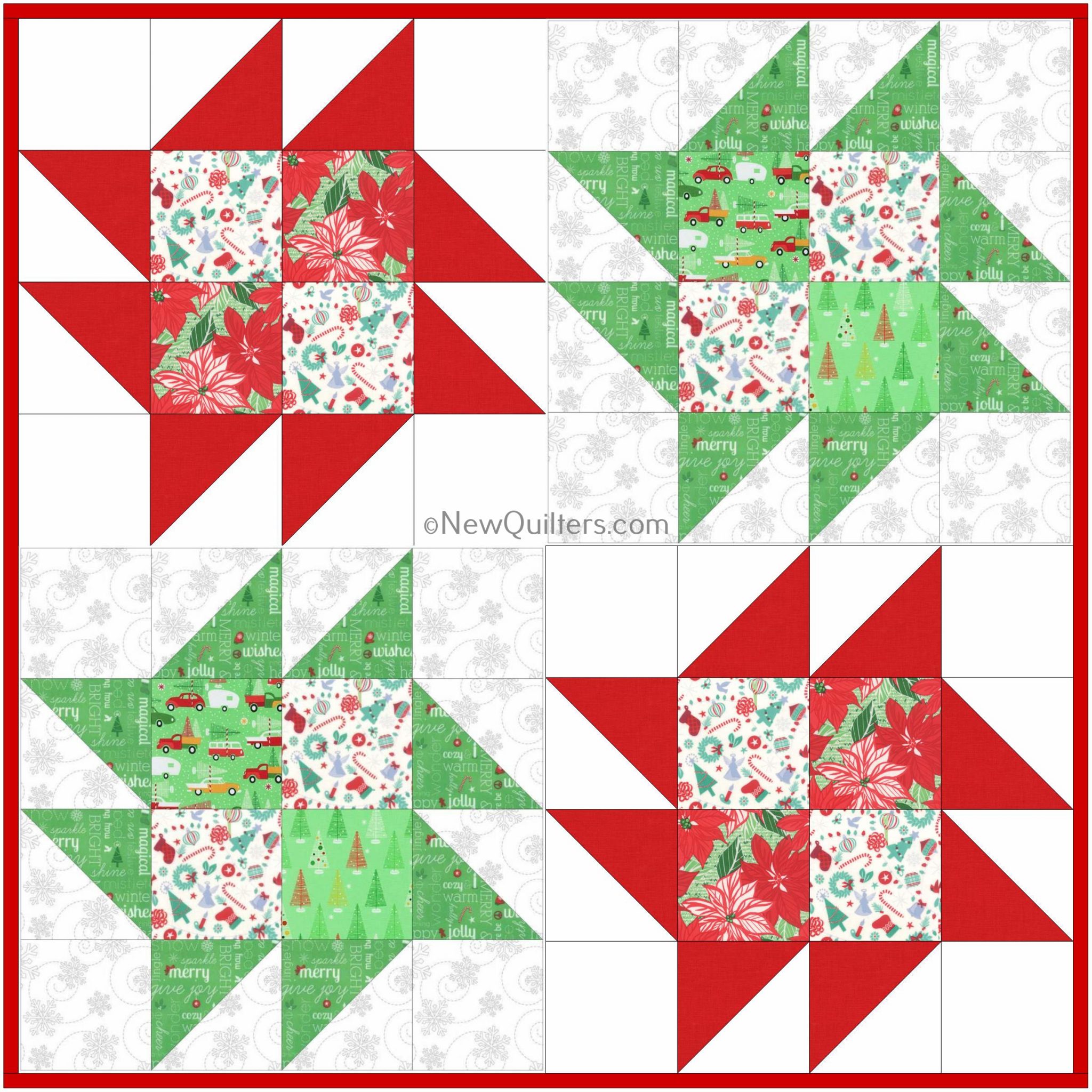 Spinning Star Quilt Block Tutorial New Quilters